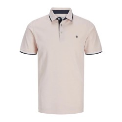 мъжки,блузи,с,яка,jack,&,jones,paulos,short,sleeve,polo,peach,parfait,play,(beige)