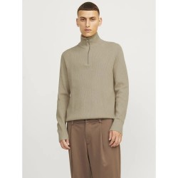 блуза,мъжки,пуловери,jack,&,jones,perfect,half,zip,sweater,grey,(crockery)