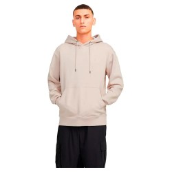 суичър,мъжки,пуловери,jack,&,jones,star,basic,hoodie,beige,(moonbeam)