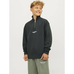 блуза,детски,блузи,jack,&,jones,vesterbro,half,zip,sweatshirt,forest,river,loose,(green,grey)