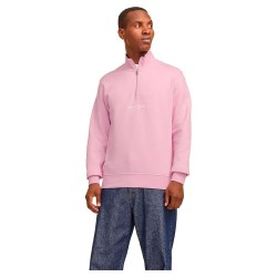 блуза,мъжки,пуловери,jack,&,jones,vesterbro,half,zip,sweatshirt,tickled,pink,(pink)