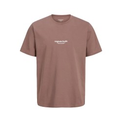 тениска,мъжки,тениски,jack,&,jones,vesterbro,plus,short,sleeve,t,shirt,deep,taupe,(brown)