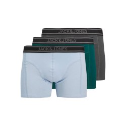 боксерки,мъжко,бельо,jack,&,jones,aiden,solid,boxers,3,units,green,blue,(deep,teal,asphalt,chambray,blue)