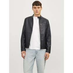 яке,мъжки,якета,jack,&,jones,dylan,biker,leather,jacket,black