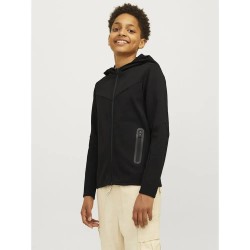 блуза,детски,блузи,jack,&,jones,fusion,full,zip,sweatshirt,black
