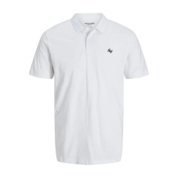 блуза,с,къс,ръкав,мъжки,блузи,с,яка,jack,&,jones,jersey,logo,short,sleeve,polo,white,(white)