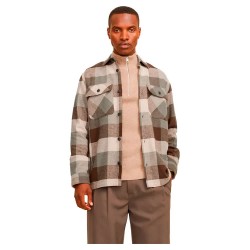 карирана,риза,мъжки,якета,jack,&,jones,raymond,melange,check,overshirt,green,(agave,green,comfort,fit)