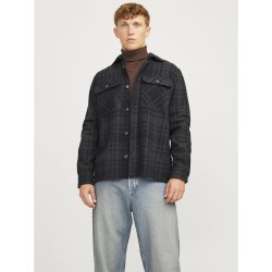 карирана,риза,мъжки,якета,jack,&,jones,raymond,melange,check,overshirt,black