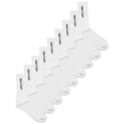чорапи,мъжки,чорапи,jack,&,jones,regen,tennis,socks,9,pairs,white,*9,vertical,logo,(white)
