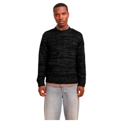 блуза,мъжки,пуловери,jack,&,jones,winter,space,dye,sweater,black,(black)