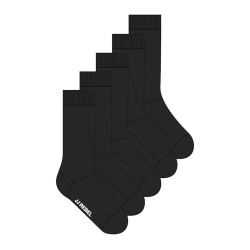 чорапи,мъжки,чорапи,jj,rebel,logo,socks,5,pairs,black,(black,w.,black)