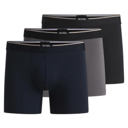 боксерки,мъжко,бельо,boss,bamboo,boxers,3,units,black,grey,(black)