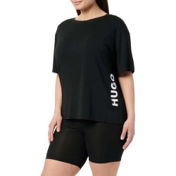 пижама,дамски,пижами,hugo,unite,short,sleeve,pyjama,black