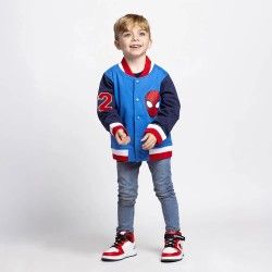 Яке Spiderman Cotton brushed baseball spiderman jacket - Blue (Blue) яке,мъжки,якета,дамски,якета,и,палта,spiderman,cotton,brushed,baseball,spiderman,jacket,blue,(blue)