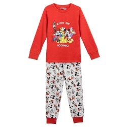 пижама,детски,пижами,disney,single,jersey,mickey,long,sleeve,pyjama,red,(red)