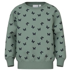 блуза,детски,блузи,name,it,davina,mini,sweatshirt,green,(lily,pad,butterfly)