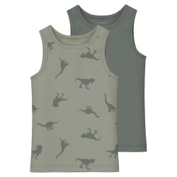 тениска,детски,тениски,name,it,dino,mini,sleeveless,t,shirt,2,units,green,grey,(agave,green)