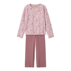 пижама,детски,пижами,name,it,flower,loose,long,sleeve,pyjama,pink,(mauve,shadows)