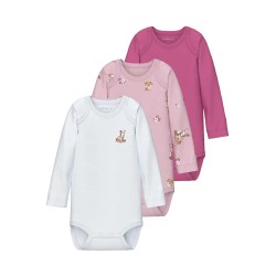 детски,облекла,за,момичета,name,it,ibis,rose,deer,long,sleeve,body,3,units,white,pink,(ibis,rose)