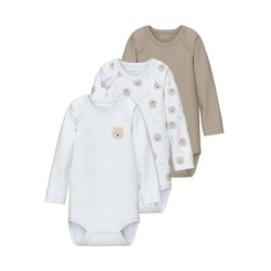детски,облекла,за,момчета,name,it,oxford,bear,long,sleeve,body,3,units,beige,white,(oxford,tan)