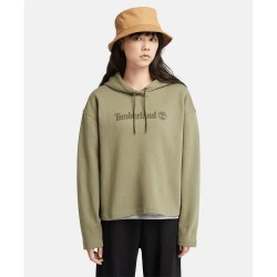 суичър,дамски,блузи,timberland,brushed,back,hoodie,green