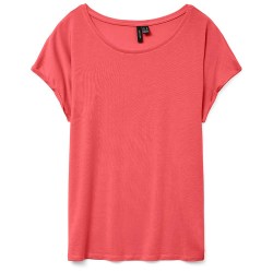 тениска,дамски,тениски,vero,moda,ava,plain,short,sleeve,t,shirt,dubarry,(orange)