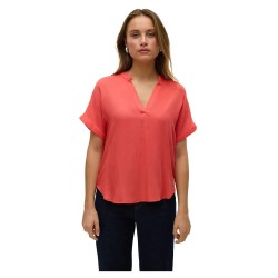 дамски,блузи,дамски,ризи,vero,moda,beauty,short,sleeve,blouse,orange,(dubarry)