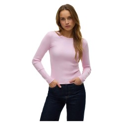 тениска,мъжки,тениски,дамски,тениски,vero,moda,chloe,long,sleeve,t,shirt,pink,(roseate,spoonbill)