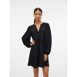 рокля,дамски,поли,и,рокли,vero,moda,emma,long,sleeve,dress,black,(black)