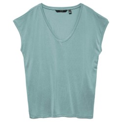 тениска,дамски,тениски,vero,moda,filli,sleeveless,v,neck,t,shirt,green,(gray,mist)