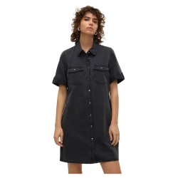 рокля,дамски,поли,и,рокли,vero,moda,jennie,short,sleeve,short,dress,black,denim,(black)