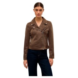 яке,дамски,якета,и,палта,vero,moda,jose,short,leather,jacket,brown