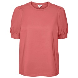 тениска,дамски,тениски,vero,moda,kerry,short,sleeve,t,shirt,pink,(tea,rose)