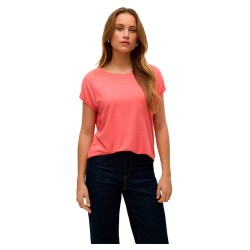 тениска,дамски,тениски,vero,moda,lava,glitter,stripe,short,sleeve,t,shirt,dubarry,gold,lurex,(orange)