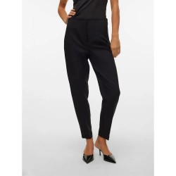 панталони,дамски,панталони,vero,moda,lina,tapered,high,waist,pants,black,(black)