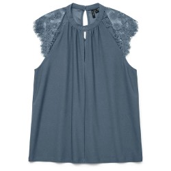 дамски,блузи,дамски,ризи,vero,moda,milla,sleeveless,blouse,blue,(china,blue)