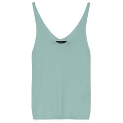 тениска,дамски,тениски,vero,moda,newlex,sun,knit,sleeveless,t,shirt,gray,mist,(green)