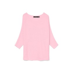блуза,дамски,пуловери,дамски,плетени,дрехи,vero,moda,nora,3,4,sweater,pink,a,boo,(pink)