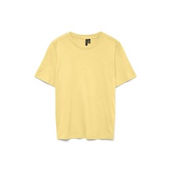 тениска,дамски,тениски,vero,moda,paulina,short,sleeve,t,shirt,lemon,meringue,(yellow)