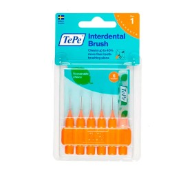 хигиена,аксесоари,tepe,104744,interdental,brush,6,units,clear,(orange)