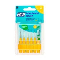 хигиена,аксесоари,tepe,104746,interdental,brush,6,units,clear,(yellow)