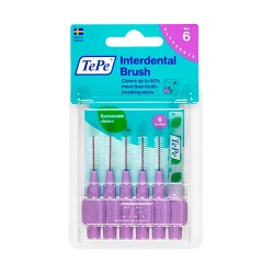 хигиена,аксесоари,tepe,104747,interdental,brush,6,units,clear,(purple)