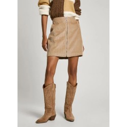 пола,дамски,поли,и,рокли,pepe,jeans,cassie,short,skirt,beige