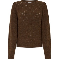 блуза,дамски,пуловери,дамски,плетени,дрехи,pepe,jeans,helen,crew,sweater,brown