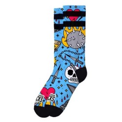 чорапи,дамски,чорапи,american,socks,blast,socks,blue,(blue,grey,red)