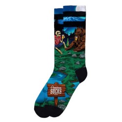чорапи,дамски,чорапи,american,socks,riverbank,pals,socks,multicolor,(green,blue,brown)