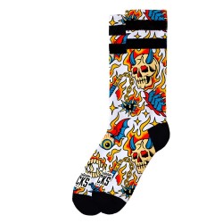 чорапи,дамски,чорапи,american,socks,wicked,socks,black,(black,blue,yellow)