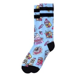 чорапи,дамски,чорапи,american,socks,slope,dope,socks,blue,purple,red,green,(blue)