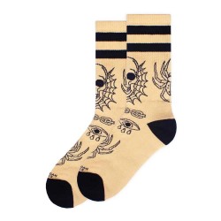 чорапи,дамски,чорапи,american,socks,spider´s,lair,socks,beige,(sand,black)