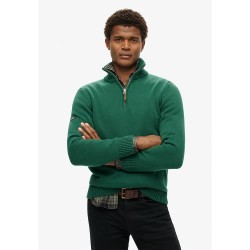 блуза,мъжки,пуловери,superdry,classics,henley,sweater,green